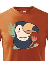 Dětské triko s potiskem Tukana - skvělý dárek na narozeniny či Vánoce.