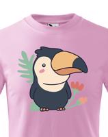 Dětské triko s potiskem Tukana - skvělý dárek na narozeniny či Vánoce.