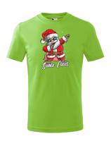 Dětské triko Santa Claus dab dance - vtipné vánoční triko