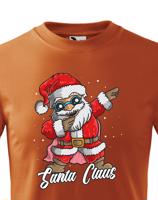Dětské triko Santa Claus dab dance - vtipné vánoční triko