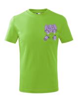 Dětské triko Slůně v kapsičce - dětské triko na narozeniny