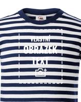 Dětské vodácké pruhované tričko s vlastním potiskem