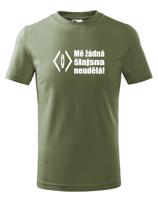 Dětské vodácké tričko s nápisem Mě žádná šlajsna neuděla! - vodácké tričko