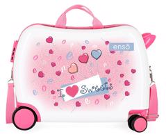 Dětský kufřík na kolečkách - odražedlo - Enso Sweets