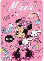 Disney Dětská deka Minnie Mouse "ME TIME" - růžová