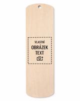 Dřevěná záložka do knihy s vlastním gravírováním