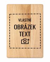 Dřevěné prkénko na krájení 25x18 cm s vlastním gravírováním
