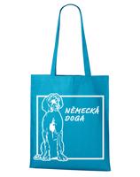 Ekologická nákupní taška s potiskem Německé dogy