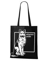 Ekologická nákupní taška s potiskem Německého ovčáka