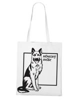 Ekologická nákupní taška s potiskem Německého ovčáka