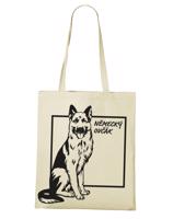 Ekologická nákupní taška s potiskem Německého ovčáka