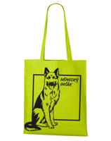 Ekologická nákupní taška s potiskem Německého ovčáka
