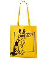 Ekologická nákupní taška s potiskem Německého ovčáka