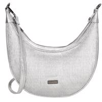 Elegantní moon bag Charm London Kingsway - stříbrná