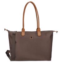 Enrico Benetti Dámská shopper kabelka s nylonovým popruhem Claire XL - hnědá