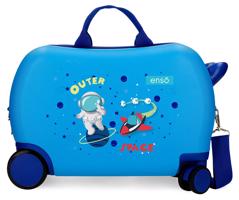 Enso Dětský kufřík na kolečkách - odražedlo - Outer Space - 24,5 L