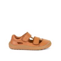 FRODDO SANDAL VELCRO II Cognac Dětské barefoot sandály - 23