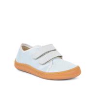 FRODDO SNEAKER CANVAS II Silver Dětské barefoot tenisky - 27