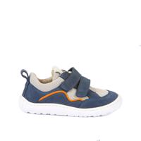 FRODDO TENISKY D-VELCRO 2P White/Denim Dětské barefoot tenisky - 24