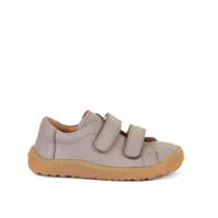 FRODDO TENISKY LEATHER D-VELCRO II Light Grey | Dětské barefoot tenisky - 36