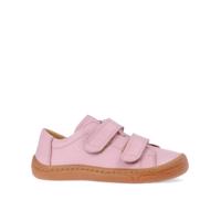 FRODDO TENISKY LEATHER D-VELCRO Pink Dětské barefoot tenisky - 21