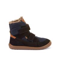 FRODDO UP TEX WINTER Dark Blue Dětské zimní zateplené barefoot boty - 28