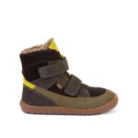 FRODDO UP TEX WINTER Grey / Black Dětské zimní zateplené barefoot boty - 26