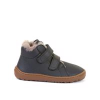 FRODDO ZIMNÍ FURRY Dark Blue Dětské zimní zateplené barefoot boty - 23