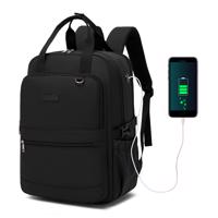 Funkční voděodolný batoh na notebook 15,6" Kono - černý - 20 L