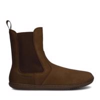 GROUNDIES CAMDEN Chocolate Zateplené barefoot chelsea boty - 40
