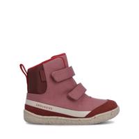 GROUNDIES OTTAWA Berry/Red Dětské barefoot zateplené boty - 32