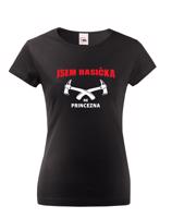 ♥ Hasičské tričko Jsem hasička, ne princezna - skvělý a netradiční dárek