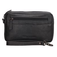 Hide & Stitches Japura unisex taška na zápěstí - černá