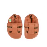 HOPI HOP KOŽENÉ BAREFOOT CAPÁČKY SANDÁLKY Koňakové Dětské barefoot capáčky - 20–21