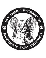 Hrneček s potiskem Ruského toy teriéra kulatý motív - skvělý dárek pro milovníky psů