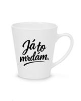Hrnek latte Já to mrdám