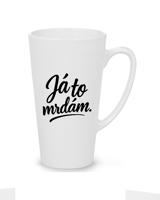 Hrnek latte Já to mrdám