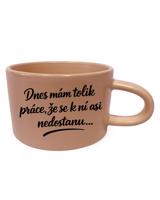 Hrnek makronka Dnes mám tolik práce