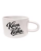 Hrnek makronka Káva je láska 3 - ideální dárek