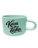 Hrnek makronka Káva je láska 3 - ideální dárek