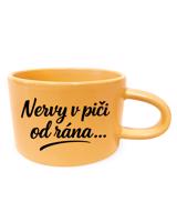 Hrnek makronka Nervy v piči od rána