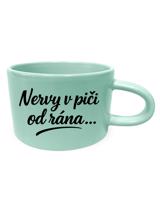 Hrnek makronka Nervy v piči od rána