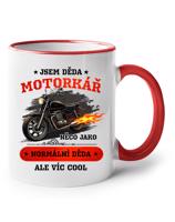 Hrnek pro dědu motorkáře - motorky - motorkářský hrnek
