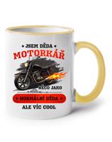 Hrnek pro dědu motorkáře - motorky - motorkářský hrnek