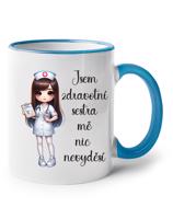 Hrnek pro sestru - Jsem zdravotní sestra, mě nic nevyděší - dárek pro sestru