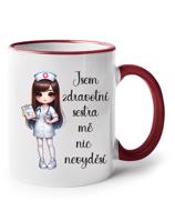 Hrnek pro sestru - Jsem zdravotní sestra, mě nic nevyděší - dárek pro sestru