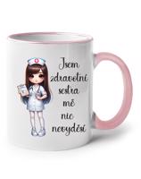 Hrnek pro sestru - Jsem zdravotní sestra, mě nic nevyděší - dárek pro sestru