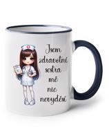 Hrnek pro sestru - Jsem zdravotní sestra, mě nic nevyděší - dárek pro sestru