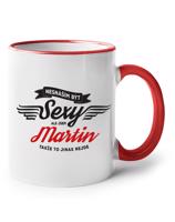 Hrnek s originálním motivem Nesnáším být sexy, ale jsem ...