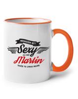 Hrnek s originálním motivem Nesnáším být sexy, ale jsem ...